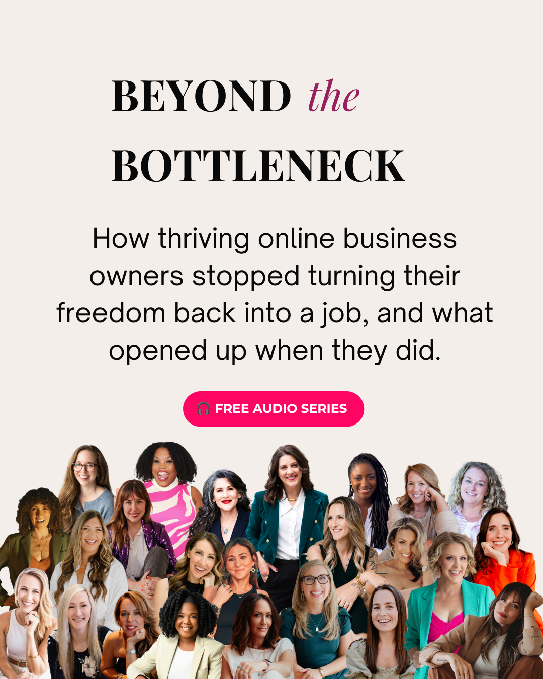 Beyond the Bottleneck free audio series featuring Carly Clark Zimmer and its contributors